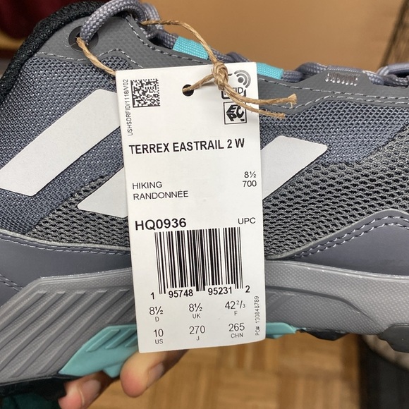 Adidas Eastrail 2.0 Terrex Hiking Sneakers “Gray Blue” - Picture 17 of 17